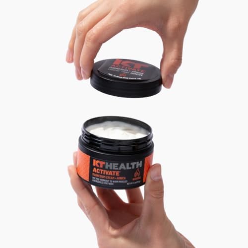 KT Tape professional pre exercise warming cream application instructions