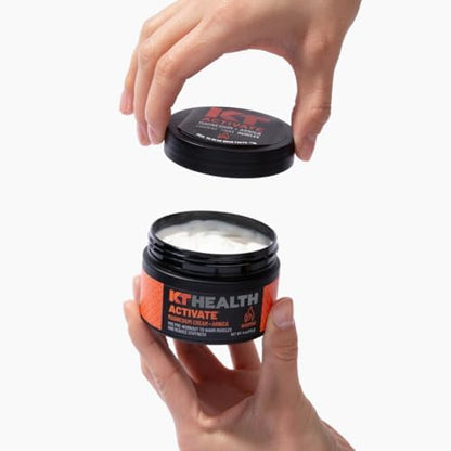 KT Tape professional pre exercise warming cream application instructions