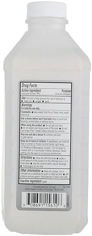 Box of twelve Swan 16 fluid ounce rubbing alcohol bottles for bulk sanitization supply.