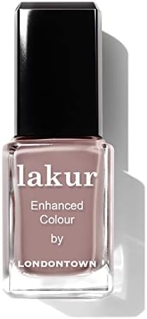 Londontown Lakur Chai taupe brown nail polish texture