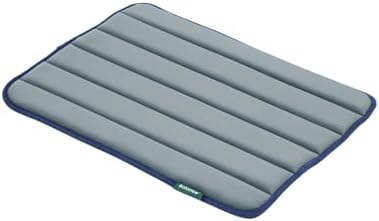 BALANCE water resistant dog kennel pad showing channeled stitching details