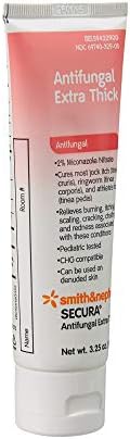 Side view of Smith & Nephew antifungal cream packaging highlighting the moisture barrier benefit.