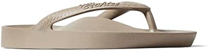 Side profile of Archies sandals highlighting the 2.2 centimeter arch support.
