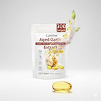 LUMINE imported USA dietary supplement softgels showing non GMO and gluten free certification badges