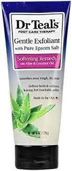 Imported USA Dr. Teal's coconut oil and aloe vera foot care therapy set.