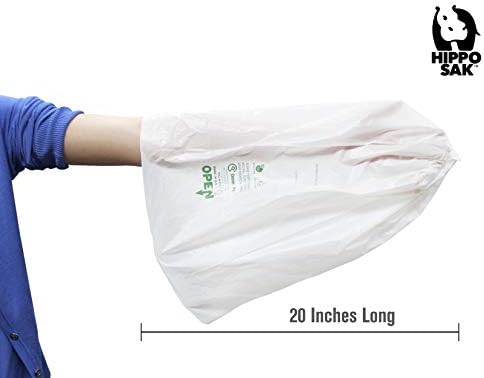 Hippo Sak extra long and wide bag dimension demonstration