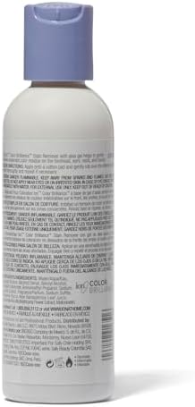 Close up of Ion Hair Color Stain Remover bottle label