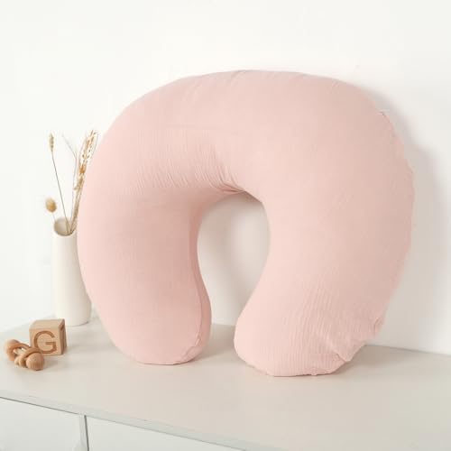 Close up of breathable muslin fabric for infant pillow