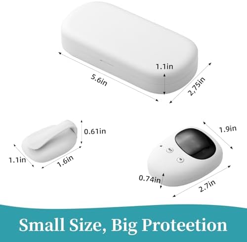 QCBF potty training sensor showing USB charging port and sleek design.