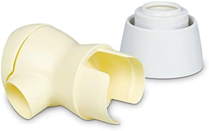 BPA-free replacement components for Medela Sonata electric breast pump displayed clearly