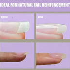 UV and LED lamp curing process for fake nail tips