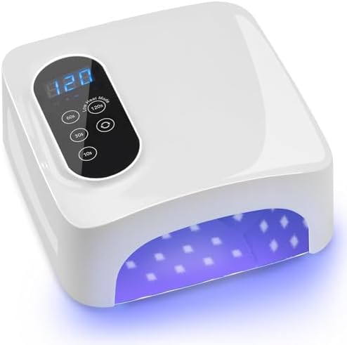 Passha rechargeable UV nail dryer with digital LCD display