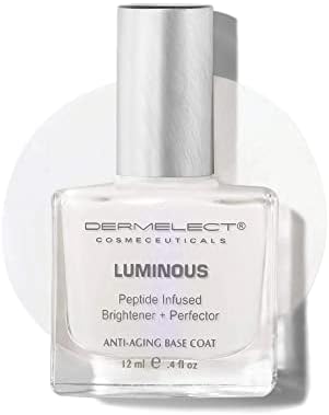 Dermelect 0.4 oz nail brightener liquid with keratin peptides and protein