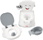 Child using Fisher-Price interactive potty training chair