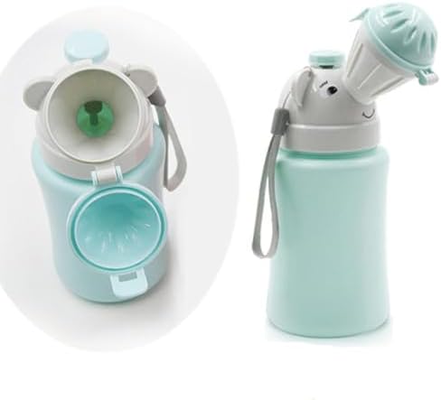 Kids Portable Travel Urinal 500ml for Toddler Boys Girls Pee Training Emergency Toilet Potty for Car Trip Outdoor Camping on The Road Park Beach Travel Essentials - Image 4
