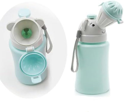 Kids Portable Travel Urinal 500ml for Toddler Boys Girls Pee Training Emergency Toilet Potty for Car Trip Outdoor Camping on The Road Park Beach Travel Essentials - Image 4