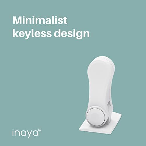 Inaya Child Proof Door Lever Lock, Baby Proofing Door Handle Lock, Minimalist Design, 3M Adhesive & No DrillingNeed, Child Safety Door Handle Locks (2 Pack) - Image 3