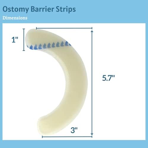 Close up view of the flexible elastic medical tape for securing urostomy and ileostomy appliances