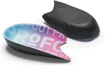 Deep heel cup feature on PROFOOT orthotics for foot alignment and stability.