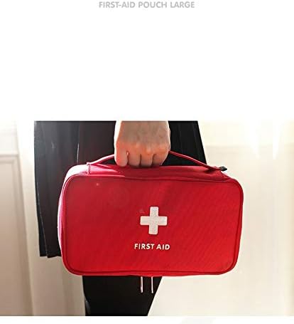 Water resistant medical pouch for home and office emergency kits