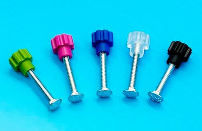Detailed product shot of Fasten Tight replacement fasteners illustrating the durable steel thread construction.