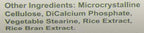 Supplement facts label on Nutri West Pantothenic Acid bottle