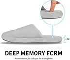 Black non slip cotton washable hotel slipper for travel