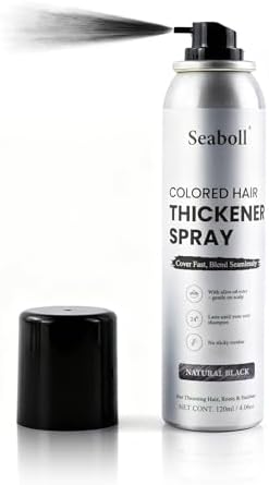 Seaboll Root Touch Up Spray Natural Black application nozzle