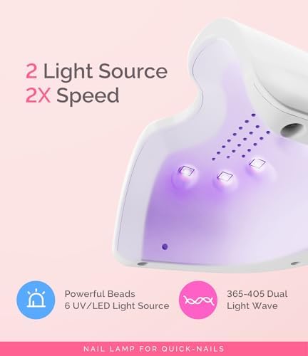 MelodySusie pocket-sized cordless nail light showcasing its portable travel friendly size.