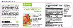 Vozro NeoLife Carotenoid Complex supplement label details