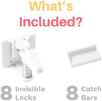 Inaya cabinet safety locks for household childproofing use