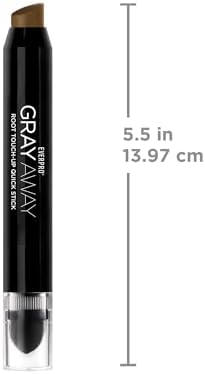Everpro Gray Away Root Touchup Quick Stick cap removed showing the light brown shade formulation.