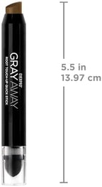 Everpro Gray Away Root Touchup Quick Stick cap removed showing the light brown shade formulation.