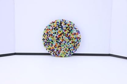 Close up view of the textured silicone surface and beads on the RadBizz Picky Pad.