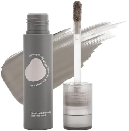 Erinde Cool Toned Liquid Contour Stick Cold Grey 102 front view of packaging and applicator tip.