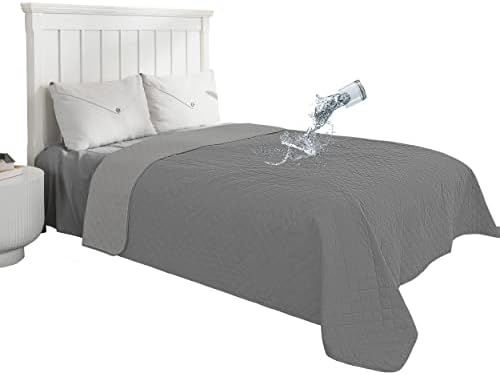 Easy-Going reversible furniture protector blanket showcasing the gray and light gray color options