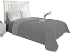 Easy-Going reversible furniture protector blanket showcasing the gray and light gray color options