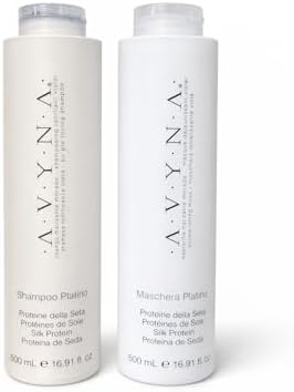 Avyna professional toning shampoo bottle for blonde hair