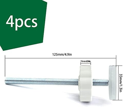 Vmaisi baby gate spindle rods replacement kit unboxed layout for pet and child safety gates.