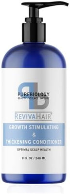 Pure Biology RevivaHair conditioner bottle back label ingredients