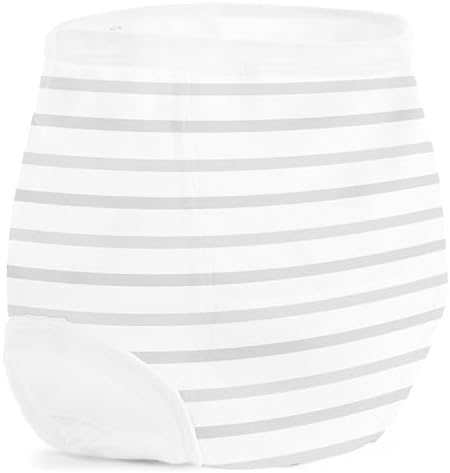 Back view of BaeBae Goods unisex potty training pants highlighting premium stitching