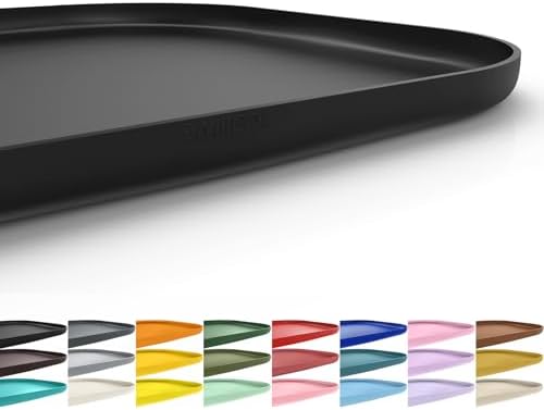Smilool silicone pet feeding mat raised edge details