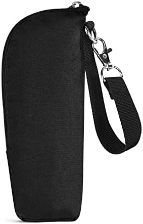 Side profile of Accmor insulated breastmilk cooler bag showing strap
