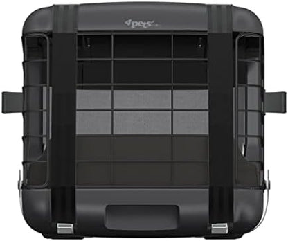 Side view of 4pets Caree showing ventilation slits and contoured back panel