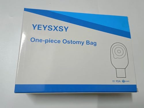 YEYSXSY stoma care kit including ten pouches and measuring cards
