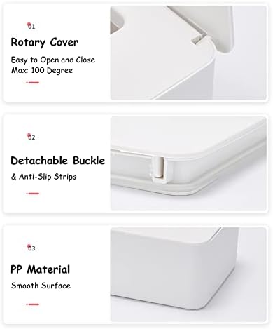 Top view of wipes container showing dispensing slot