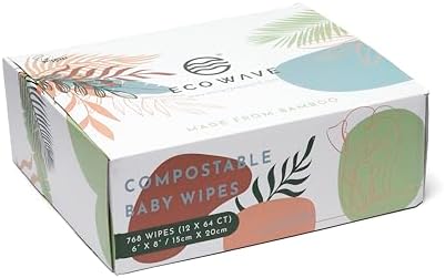 Eco Wave vegan alcohol free wet wipes side panel description