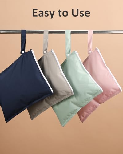 Waterproof Travel Wet Dry Bag for Baby Cloth Diapers, Swimsuit, Pump Parts, Pool, Gym Clothes, Toiletry, Strap to Stroller, Daycare,Food Storage and Wet Clothes P15-U - Image 4