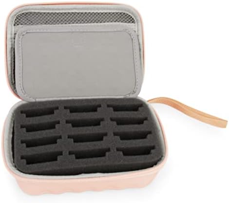 Compact salon tool organizer emphasizing the top zippered mesh accessory storage section.