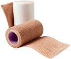 Close up view of 3M Coban comfort foam and compression layers for professional lymphedema management.